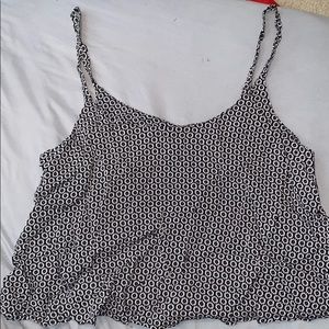 Crop spaghetti strap shirt